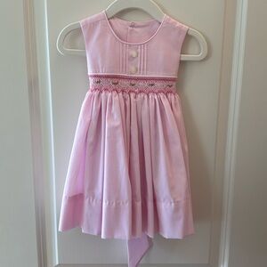 Remember Nguyen Pink Smocked Dress 18 months